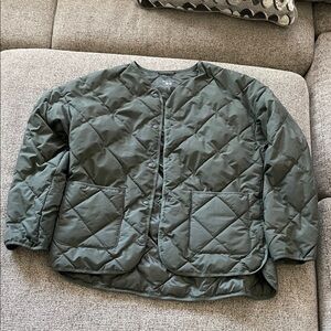 Uniqlo Dark Green Quilted Jacket